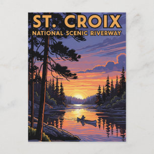 Wisconsin St Croix National Riverway Reizen Briefkaart