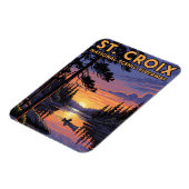 Wisconsin St Croix National Riverway Reizen Magneet (Linkerzijde)