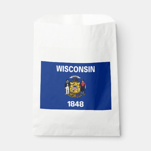 Wisconsin Staatsvlag Bedankzakje (Voorkant)