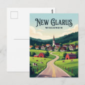 Wisconsin Stad USA Briefkaart (Voorkant / Achterkant)