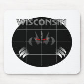 Wisconsin State Badger Design Muismat (Voorkant)