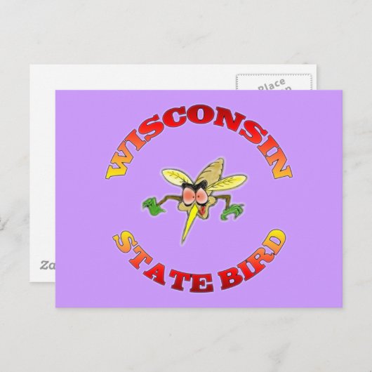 Wisconsin State Bird Briefkaart (Voorkant / Achterkant)