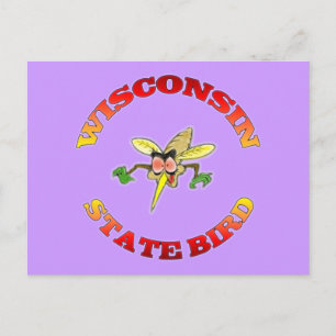 Wisconsin State Bird Briefkaart