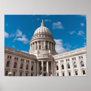 Wisconsin State Capitol Building Poster