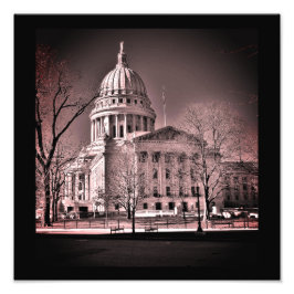 Wisconsin State Capitol Foto Afdruk