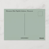 Wisconsin State Capitol Madison Wisconsin Briefkaart (Achterkant)