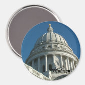 Wisconsin State Capitol Magneet (Voorkant / Achterkant)