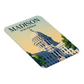 Wisconsin State Capitol Wisconsin Magneet (Rechterzijde)