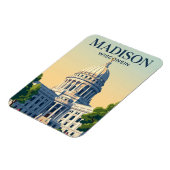 Wisconsin State Capitol Wisconsin Magneet (Linkerzijde)
