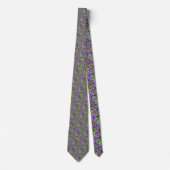 Wisconsin State Flower the Wood Violet Necktie Stropdas (Voorkant)