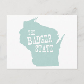 Wisconsin State Motto Slogan Briefkaart
