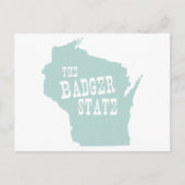 Wisconsin State Motto Slogan Briefkaart (Voorkant)
