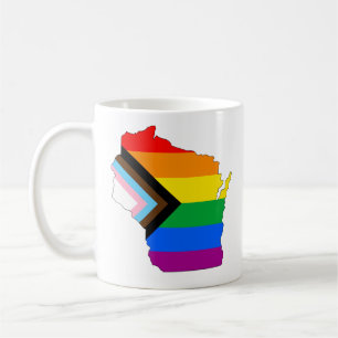 Wisconsin State Pride LGBTQ Progress Pride Koffiemok