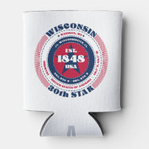 Wisconsin State Pride Monogram Koeler