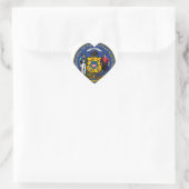 Wisconsin State Seal - Hart Sticker (Tas)