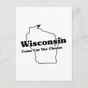 Wisconsin State Slogan Briefkaart