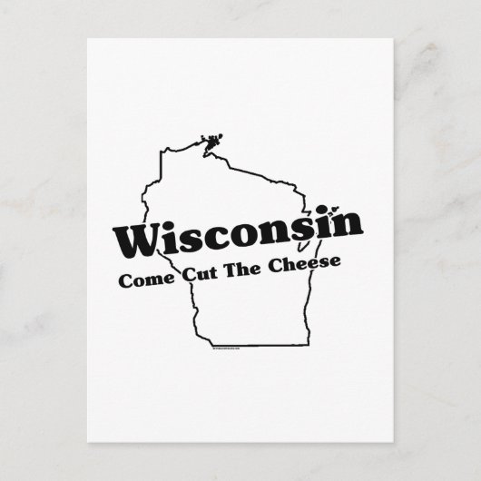 Wisconsin State Slogan Briefkaart (Voorkant)