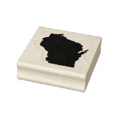 Wisconsin State Solid Rubber Art Stamp Rubberstempel (Stempel)