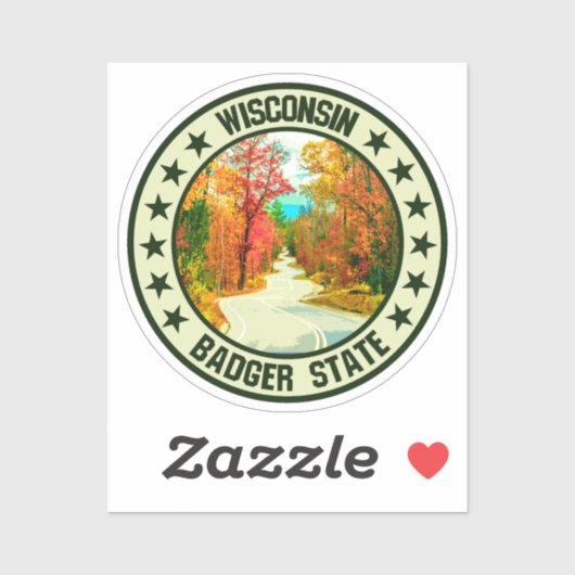 Wisconsin Sticker (Vel)