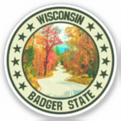 Wisconsin Sticker (Voorkant)