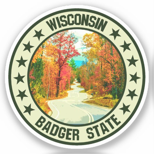 Wisconsin Sticker (Voorkant)