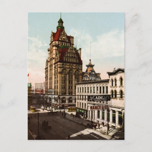 Wisconsin Street Milwaukee Briefkaart (Voorkant)