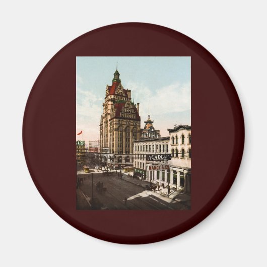 Wisconsin Street Milwaukee Magneet (Voorkant)