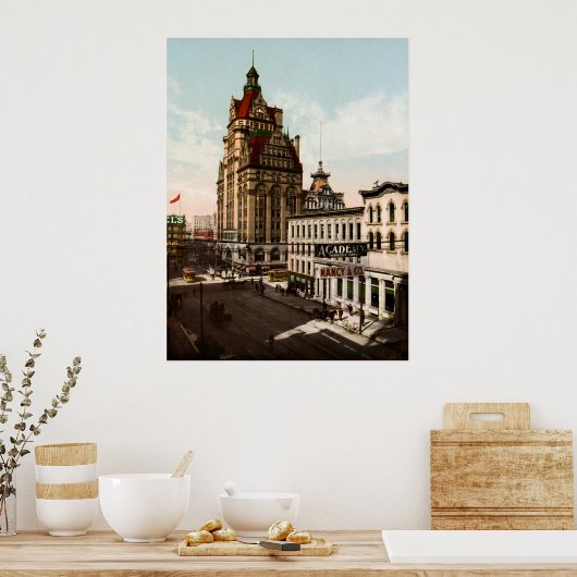 Wisconsin Street Milwaukee Poster (Keuken)