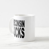 Wisconsin Sucks Koffiemok (Voorkant links)