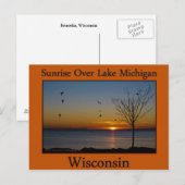 Wisconsin Sunrise Briefkaart (Voorkant / Achterkant)