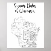 Wisconsin Supper Club Theme Poster (Voorkant)