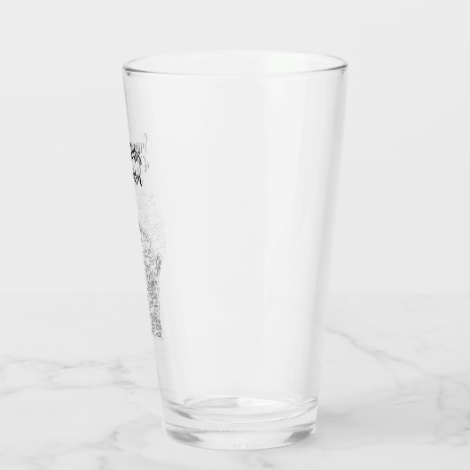 Wisconsin Supper Club ThMED Beer Glass Glas (Links)