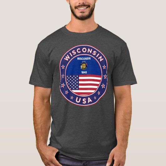 Wisconsin T-shirt (Voorkant)