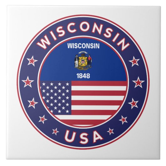 Wisconsin Tegeltje (Voorkant)
