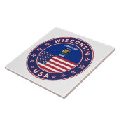 Wisconsin Tegeltje (Zijkant)
