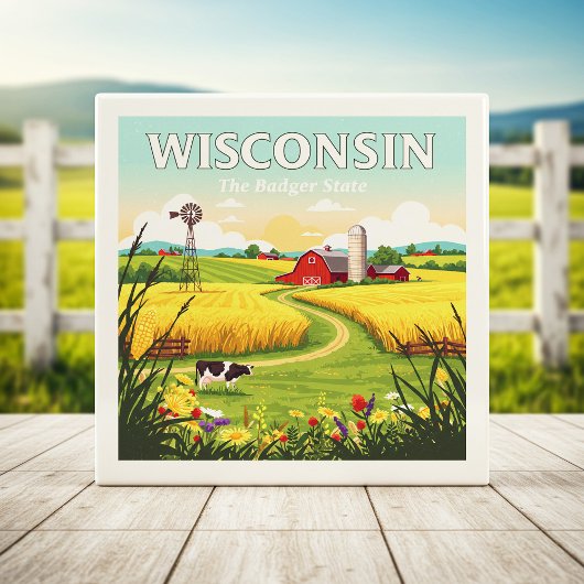  Wisconsin Tegeltje