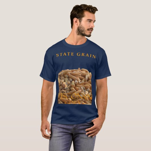 Wisconsin Territory Grain Corn T-shirt (Voorkant volledig)