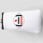 Wisconsin ThMED Football Golfheadcover (Voorkant)