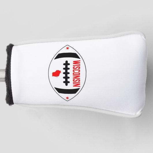 Wisconsin ThMED Football Golfheadcover (Voorkant)