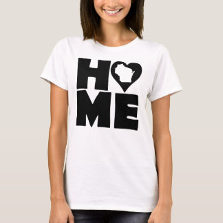 Wisconsin Thuis Hart Staat T-Shirt