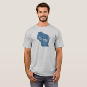 Wisconsin Thuis Houtnerf T-shirt (Voorkant volledig)