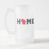 Wisconsin Thuis Matglas Bierpul (Links)