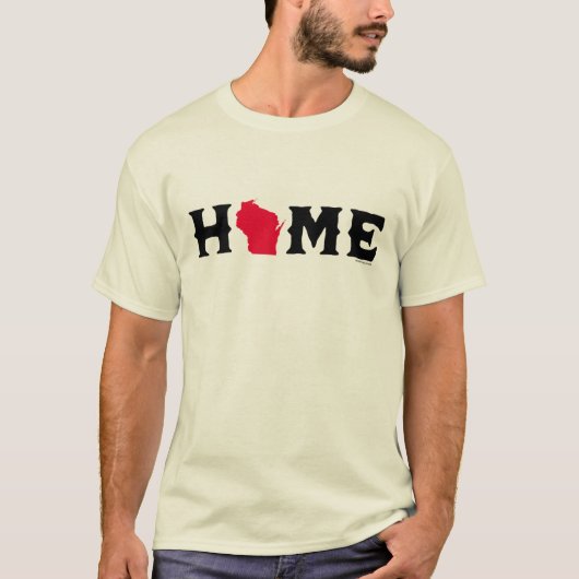 Wisconsin Thuis T-shirt (Voorkant)