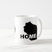 Wisconsin Thuis Weg Van State Mok of Reisbeker (Voorkant rechts)