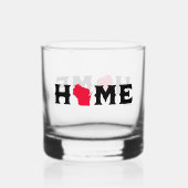 Wisconsin Thuis Whisky Glas (Voorkant)