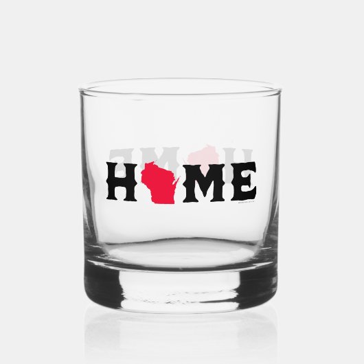 Wisconsin Thuis Whisky Glas (Achterkant)