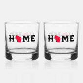 Wisconsin Thuis Whisky Glas (Voorkant)