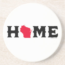 Wisconsin Thuis Zandsteen Onderzetter