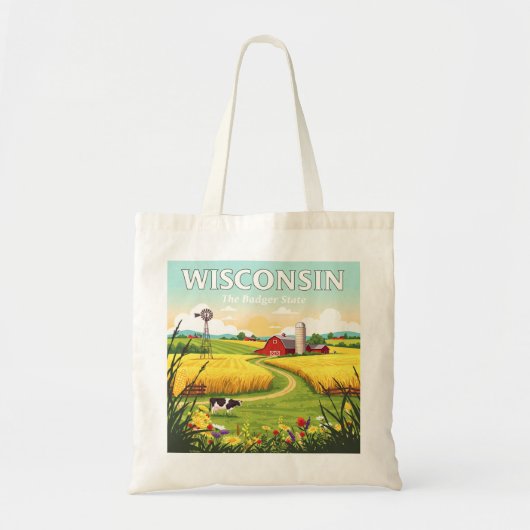  Wisconsin Tote Bag (Voorkant)