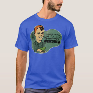 Wisconsin Tourist Frog Weird Kind TShirt